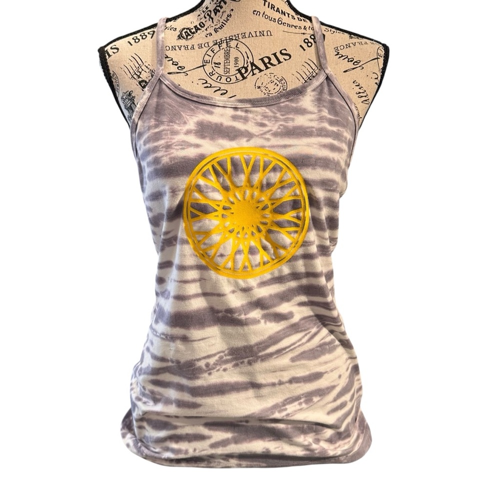 Nike x Soul Cycle Tie Dye Racerback Tank Top Size Large Dri-Fit Rare Acticewear